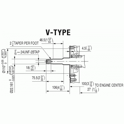 Двигатель бензиновый GX 390 E (V тип)