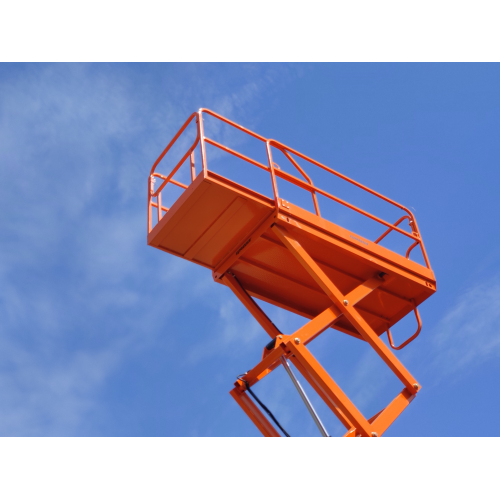 GROST Tower  500-11 АС 220 Несамоходный подъёмник ножничного типа с выдвижной платформой.